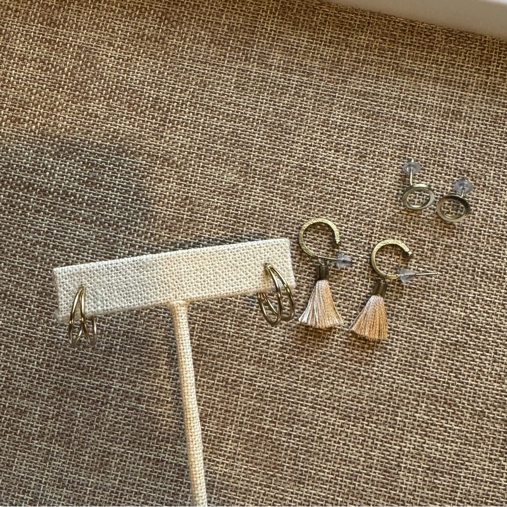 Noonday Collection, Essential Earrings, Set of 3
